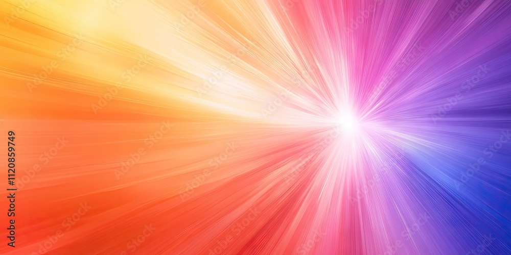 Colorful sunburst background featuring a gradient spectrum of orange, pink, and purple hues, with rays gently blending into the center. Colorful sunburst background featuring a gradient spectrum of orange, pink, and purple hues, with rays gently blending into the center.