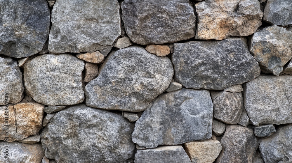 Granite stone wall textured background showcasing natural gray and beige hues for design and architectural projects Granite stone wall textured background showcasing natural gray and beige hues for design and architectural projects
