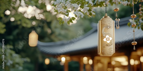 Serene Garden Lanterns: A d...