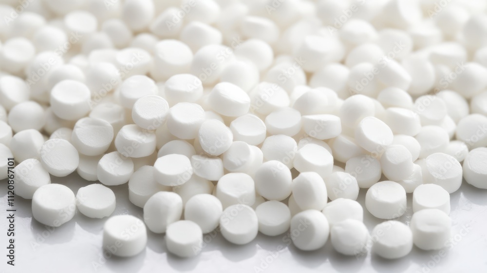 Manganese II arsenide Mn3As2 granules in white plastic packaging for laboratory use and chemical analysis in scientific research settings Manganese II arsenide Mn3As2 granules in white plastic packaging for laboratory use and chemical analysis in scientific research settings