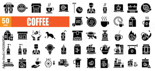 COFFEE ICON SET photo