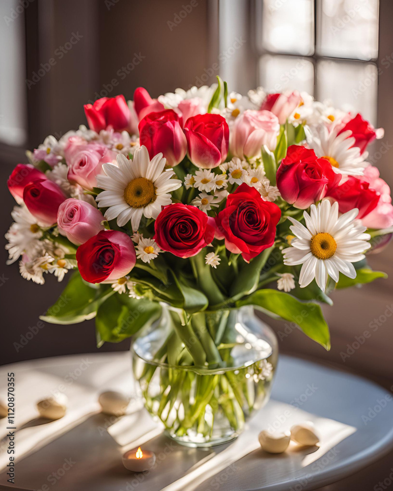 Obraz premium fresh bouquet gift, new year bouquet gift, valentine’s day bouquet, wedding bouquet gift, Diwali bouquet, Eid bouquet gift, mother’s day bouquet, favorite bouquet gift, festive bouquet for new year, r