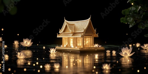 Golden Temple on Water at N...