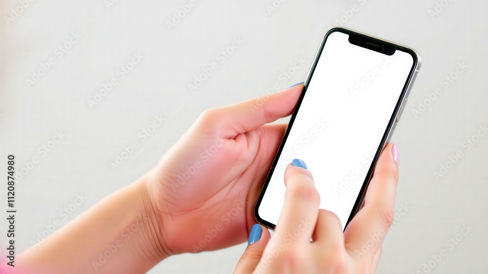 Modern Smartphone Mockup: Ideal for App Presentation, UI Design, and Branding Modern Smartphone Mockup: Ideal for App Presentation, UI Design, and Branding