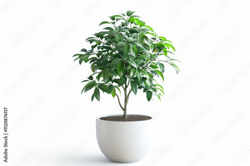 Obraz premium green plant isolated