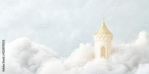 Golden Tower in the Clouds:...