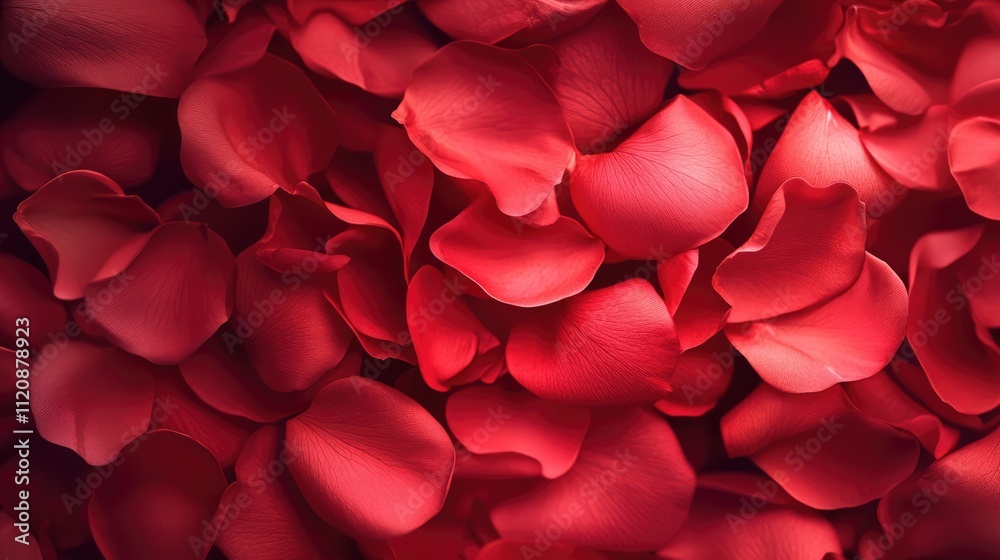 Vibrant red rose petals close-up, creating a rich texture with soft curves, ideal for romantic themes or floral designs, nature, beauty, background, abstract. Vibrant red rose petals close-up, creating a rich texture with soft curves, ideal for romantic themes or floral designs, nature, beauty, background, abstract.