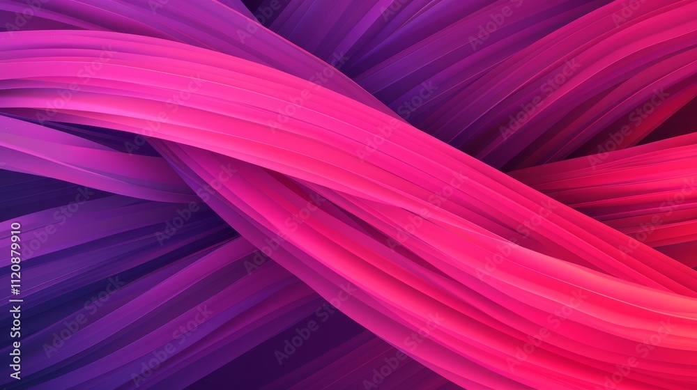 Vibrant pink and purple abstract wave patterns Vibrant pink and purple abstract wave patterns