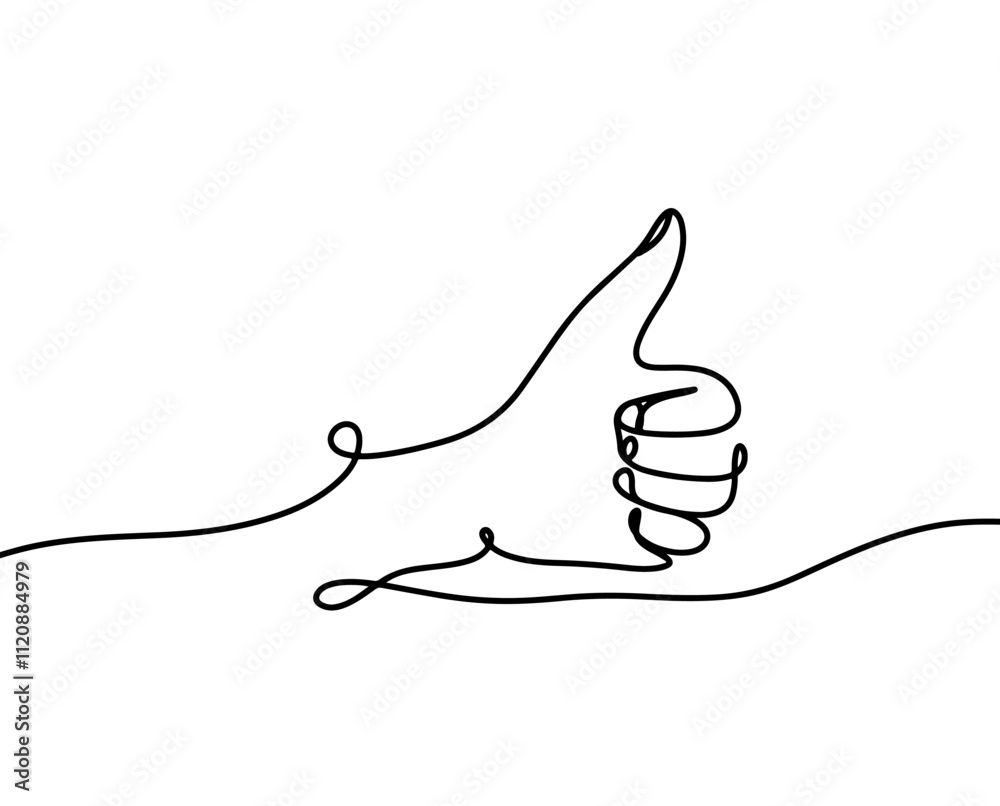Continuous line drawing of like.One line drawing background Continuous line drawing of like.One line drawing background
