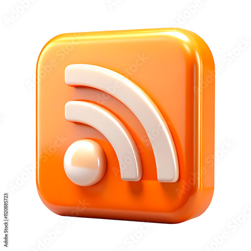 a colorful orange and white sign that says a web icon2 photo