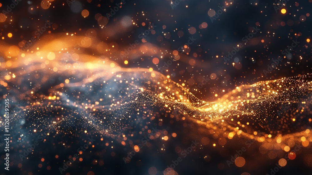 Naklejka premium Electric lighting, abstract electrical background.