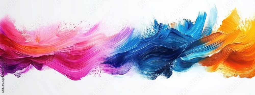 Abstract painting brushstroke swirl flow wave color splash ribbon texture design fluid acrylic background Abstract painting brushstroke swirl flow wave color splash ribbon texture design fluid acrylic background