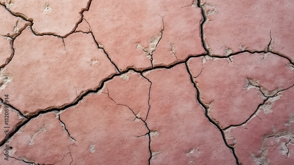 High-Resolution Macro Photo of Cracked Pink Stone Texture, Ancient, Aged Leather-like Surface with Intricate Patterns High-Resolution Macro Photo of Cracked Pink Stone Texture, Ancient, Aged Leather-like Surface with Intricate Patterns
