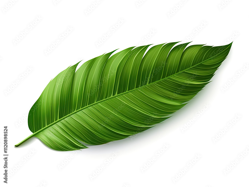 Outstanding Palm leaf isolated on white background Outstanding Palm leaf isolated on white background