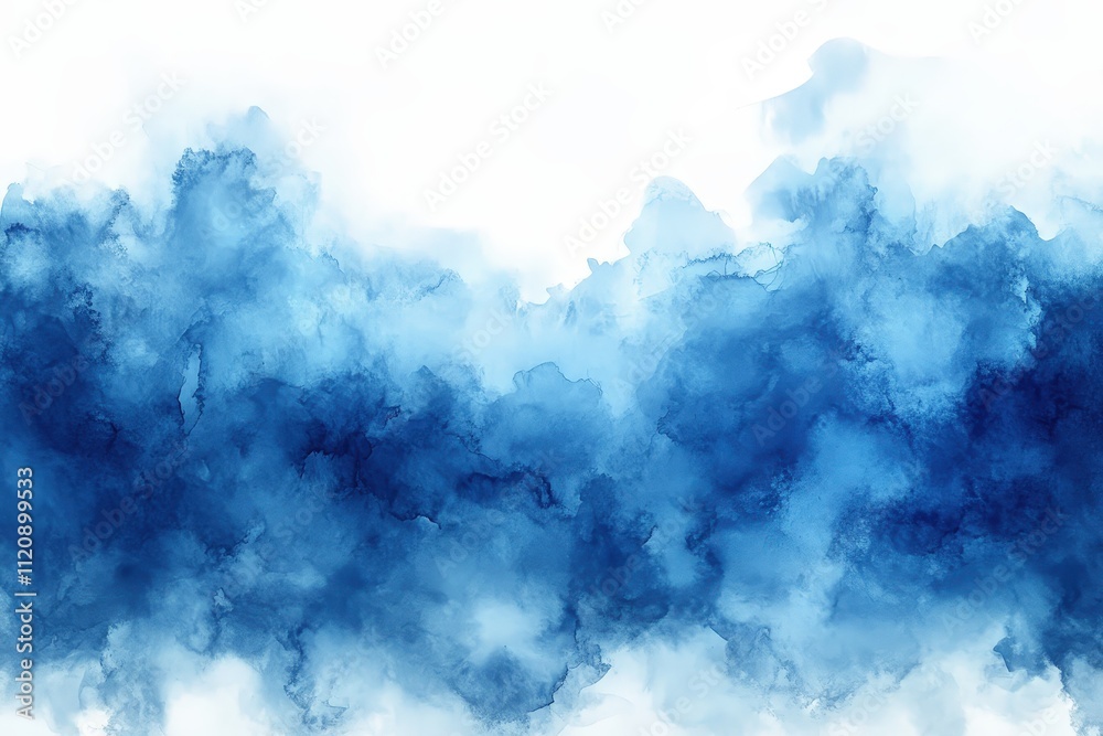 Serene Blue Watercolor Abstract Texture with Soft Gradients and Artistic Flair for Creative Design Projects and Backgrounds Serene Blue Watercolor Abstract Texture with Soft Gradients and Artistic Flair for Creative Design Projects and Backgrounds