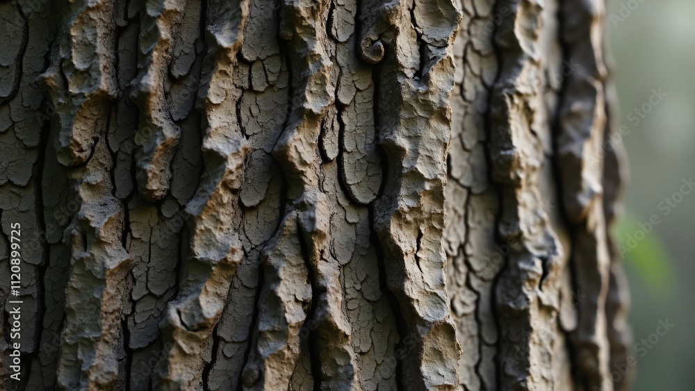 Hyperrealistic Detailed Tree Bark Texture, Close-up of Gray, Circular Indented Wood Surface Hyperrealistic Detailed Tree Bark Texture, Close-up of Gray, Circular Indented Wood Surface