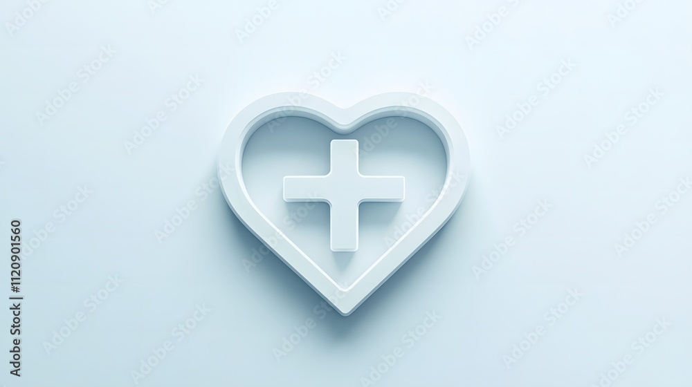 Fototapeta premium Organ donation illustration: Lifesaving act of donating organs, symbolic representation of hope and renewal, bridging the gap between life and death for those in need.