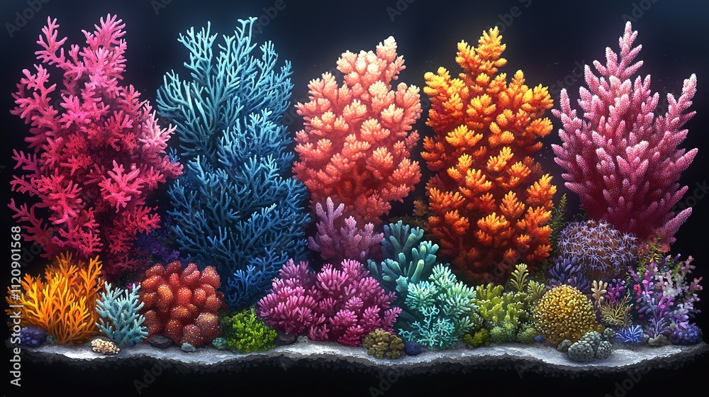 Vibrant Coral Reef Collection: A Stunning Display of Marine Life Vibrant Coral Reef Collection: A Stunning Display of Marine Life