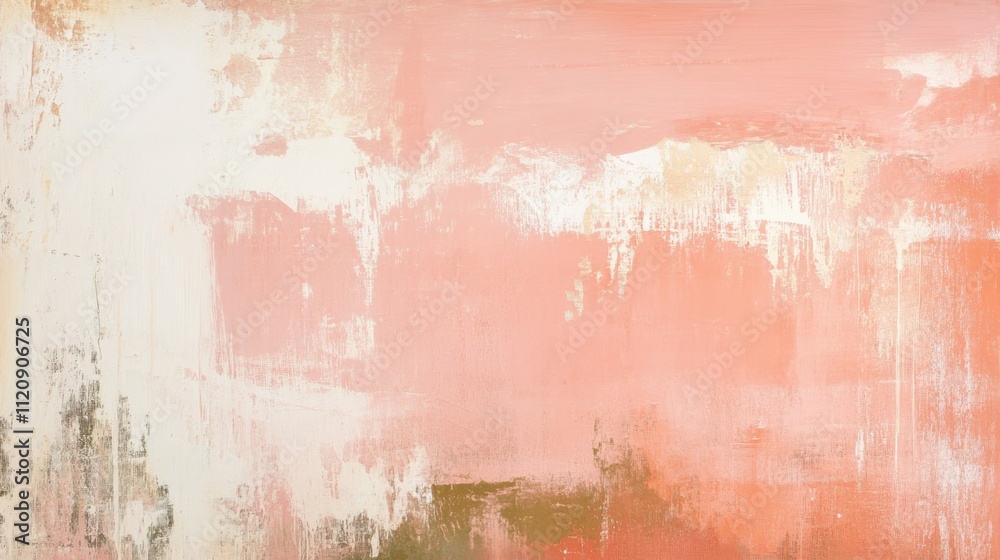 Fototapeta premium Romantic pink tones and grunge details form a vibrant abstract background with soft textures and patterns.