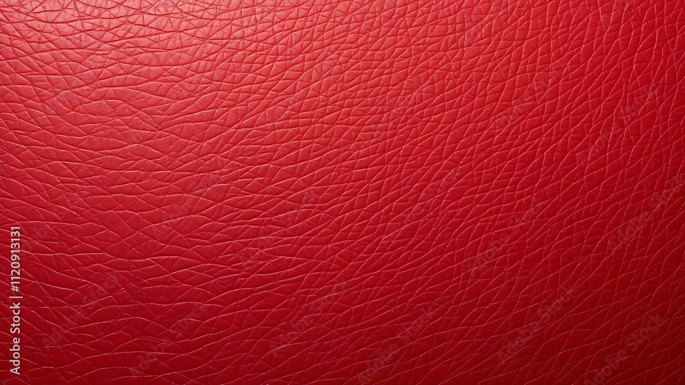 Fototapeta premium Luxury Red Leather Texture Background, Premium Grainy Pebble Surface for Fashion, Cosmetic, & Product Design