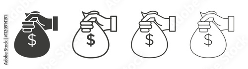 Investment icon pack. vector illustration