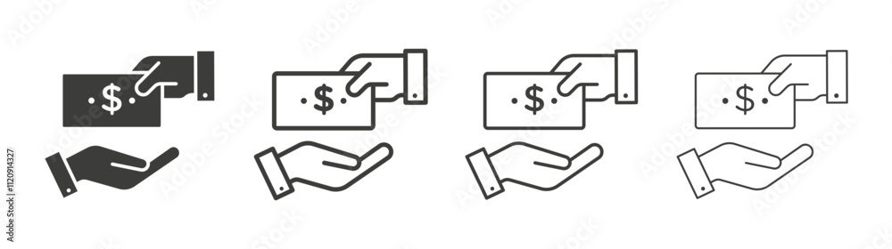 Loan icon pack. vector illustration Loan icon pack. vector illustration
