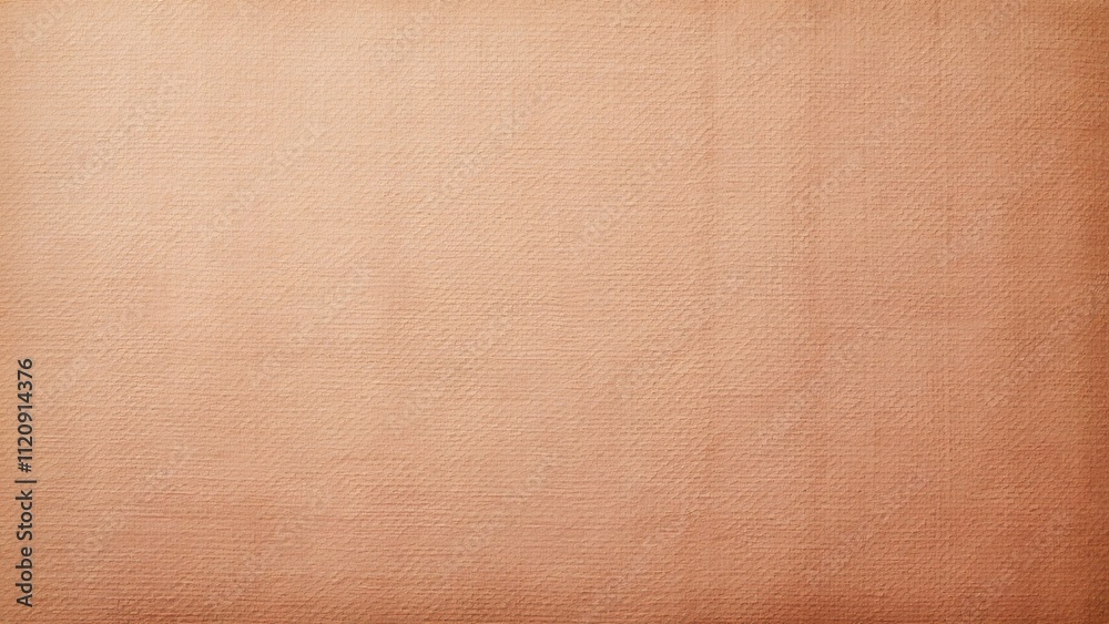 Fototapeta premium Peach Fuzz Linen Fabric Texture, Brown & Tawny Woven Pattern for Home & Office Interior Design