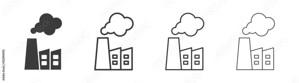 Pollution icon pack. vector illustration Pollution icon pack. vector illustration