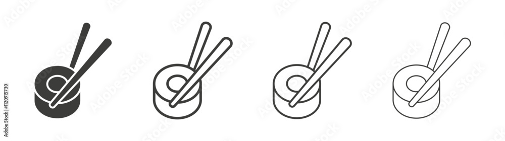 Sushi icon pack. vector illustration Sushi icon pack. vector illustration