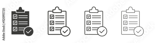 Survey icon pack. vector illustration