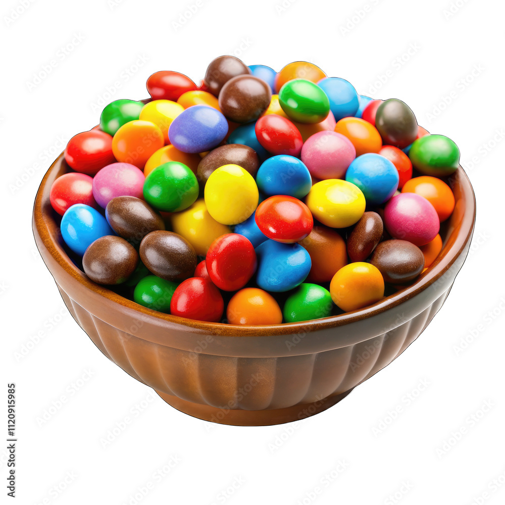 candy bowl on transparent background candy bowl on transparent background