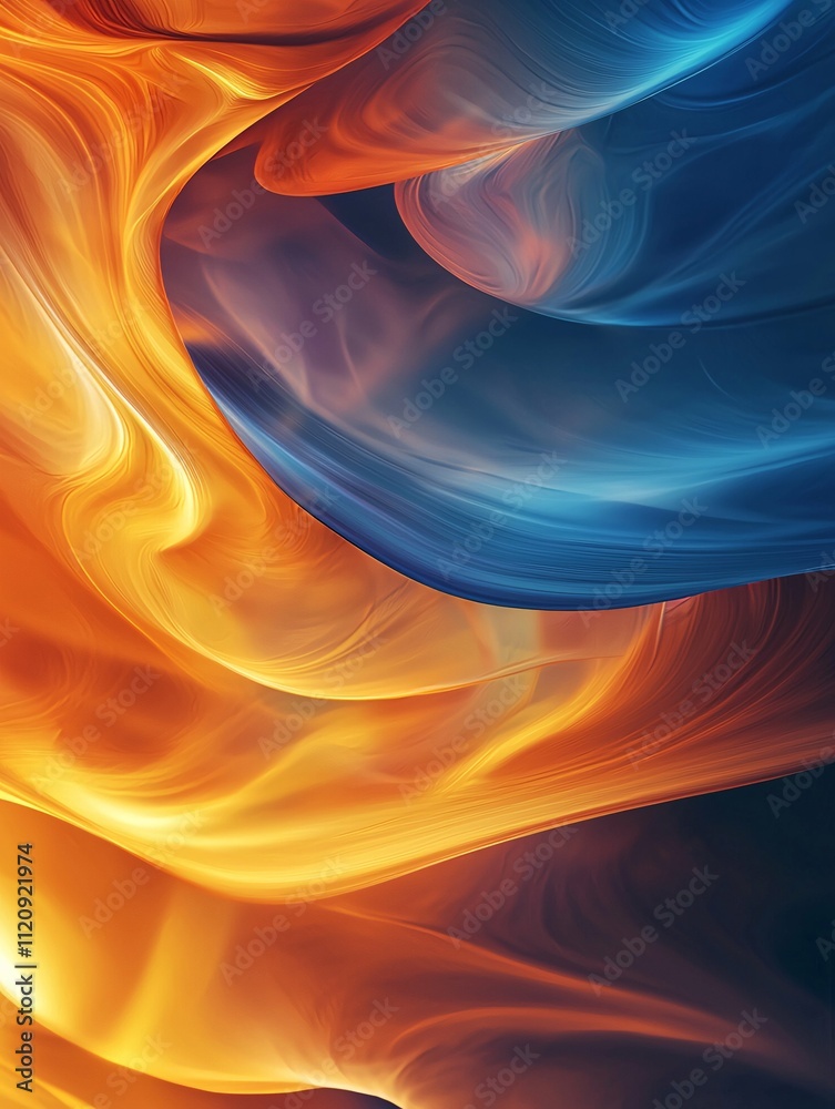 Radiant colors and swirling patterns create a mesmerizing abstract background that inspires wonder and exploration in cosmic art.