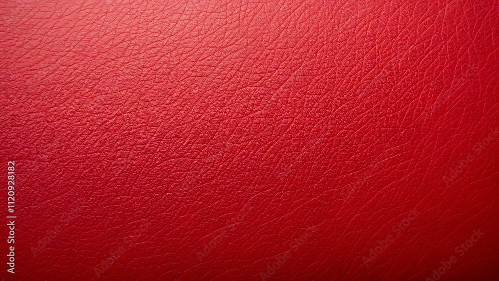 Fototapeta premium High-Resolution Red Leather Texture Background, Close-Up Photo for Design
