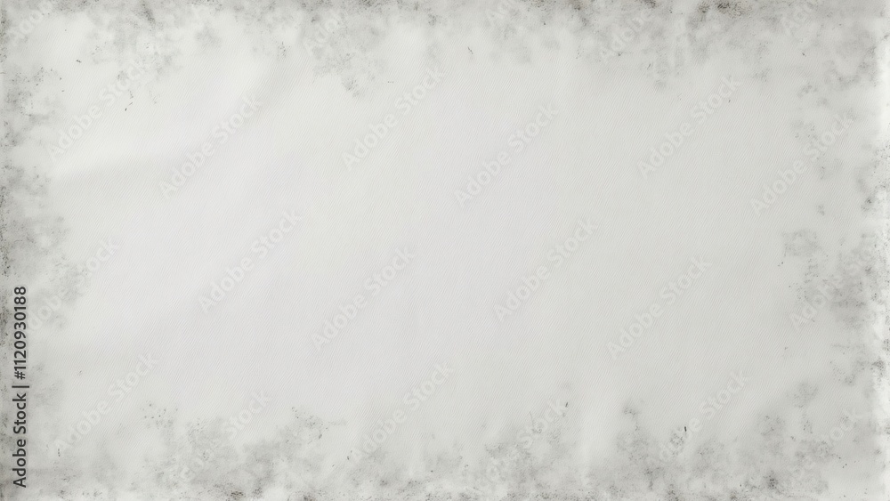 Obraz premium Highly Detailed Monochromatic Light Gray Cross-Stitch Style Watercolor Paper Background Texture