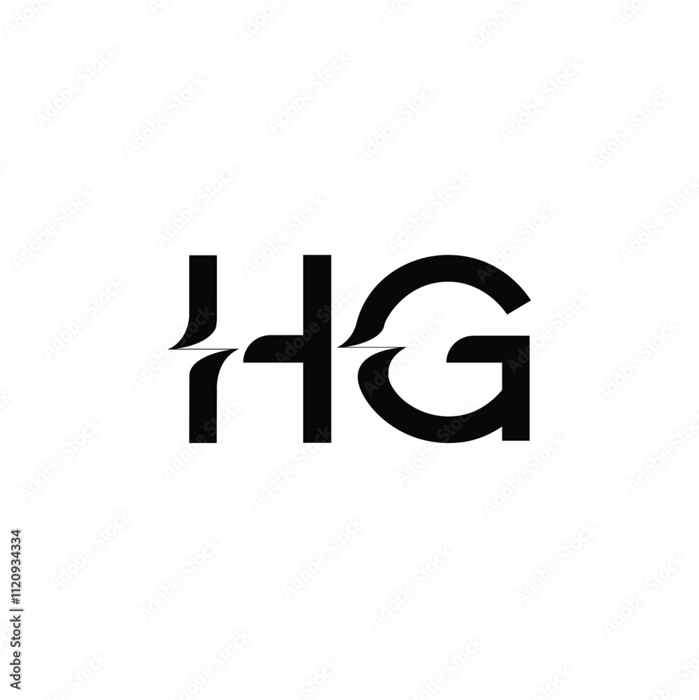 HG monogram logo design letter text name symbol monochrome logotype alphabet character simple logo HG monogram logo design letter text name symbol monochrome logotype alphabet character simple logo