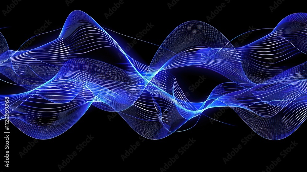 Fototapeta premium Abstract Technology Background - a dynamic and futuristic visual. The light effect lines create a sense of motion and innovation, ideal for modern digital designs.