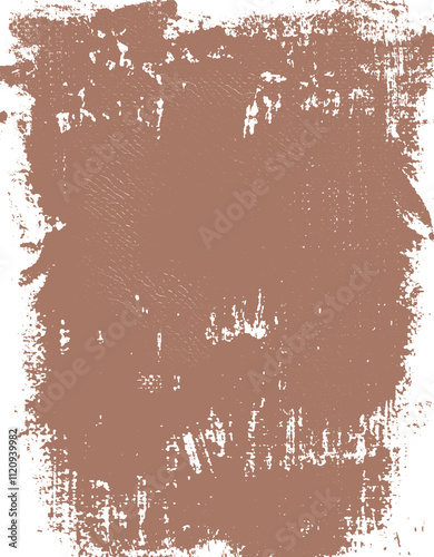 The texture of the brown paint is a shade of the color of 2025 year - Mocha Mousse. Trending color 2025.