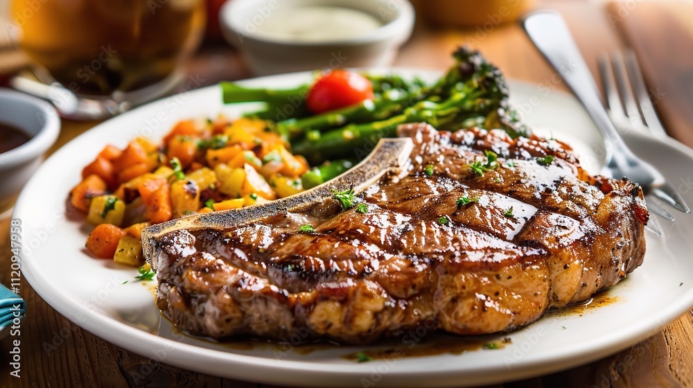 Fried Pork Chop, Tasty and Crispy Cut of Pork, Perfectly Cooked with Seasonings and Ready to Delight Your Palate Fried Pork Chop, Tasty and Crispy Cut of Pork, Perfectly Cooked with Seasonings and Ready to Delight Your Palate