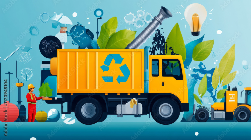 A team of experts managing sustainable resources like water, energy, and waste in an eco-conscious community or business. A team of experts managing sustainable resources like water, energy, and waste in an eco-conscious community or business.