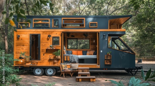 Transforming tiny home blueprints into reality a creative journey in nature's embrace