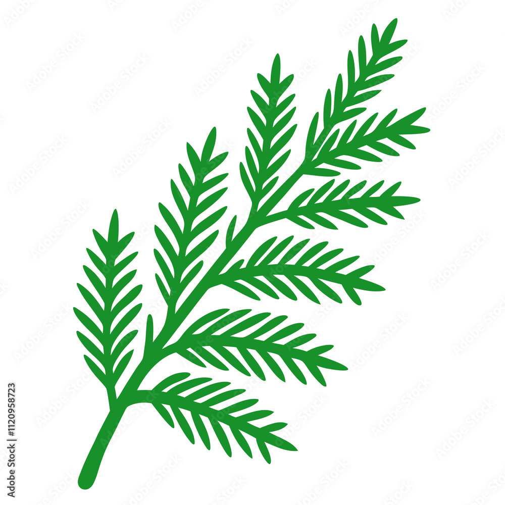 Fototapeta premium illustration of a Christmas tree
