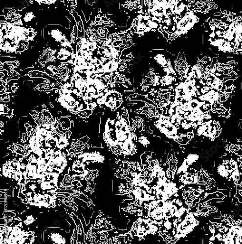 allover floral pattern wave blurry hand made styles flower with random placement digital print blossom different types of artistic texture effect blooming garments complete fabric cover page banner.