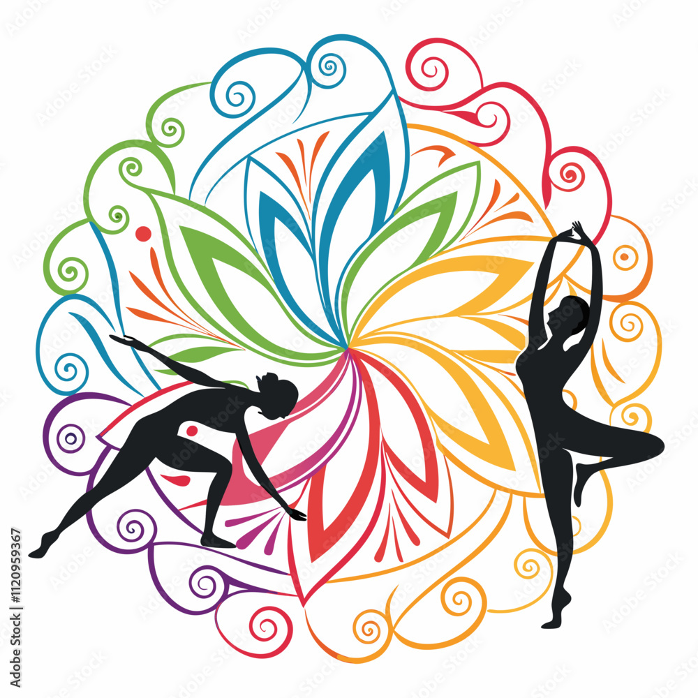 Obraz premium yoga lotus pose