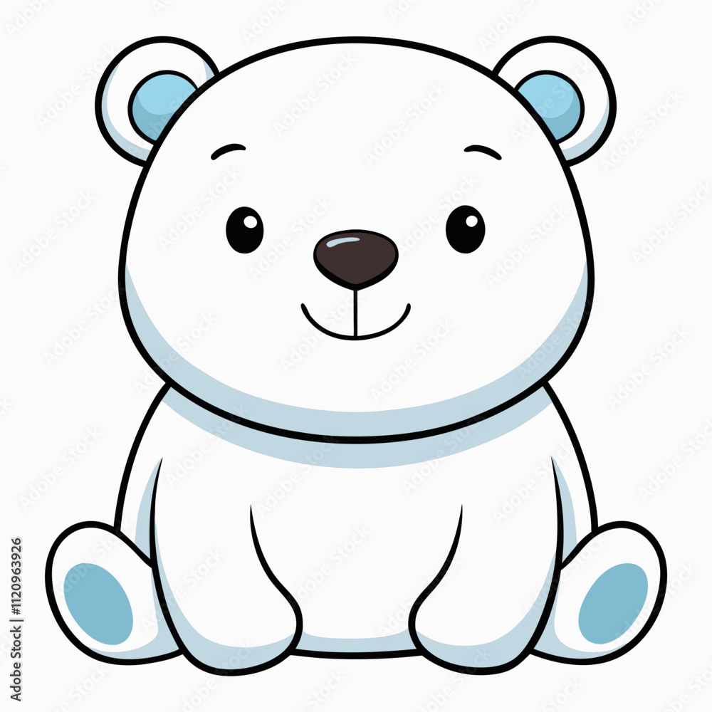 Fototapeta premium Bear cartoon vector illustration