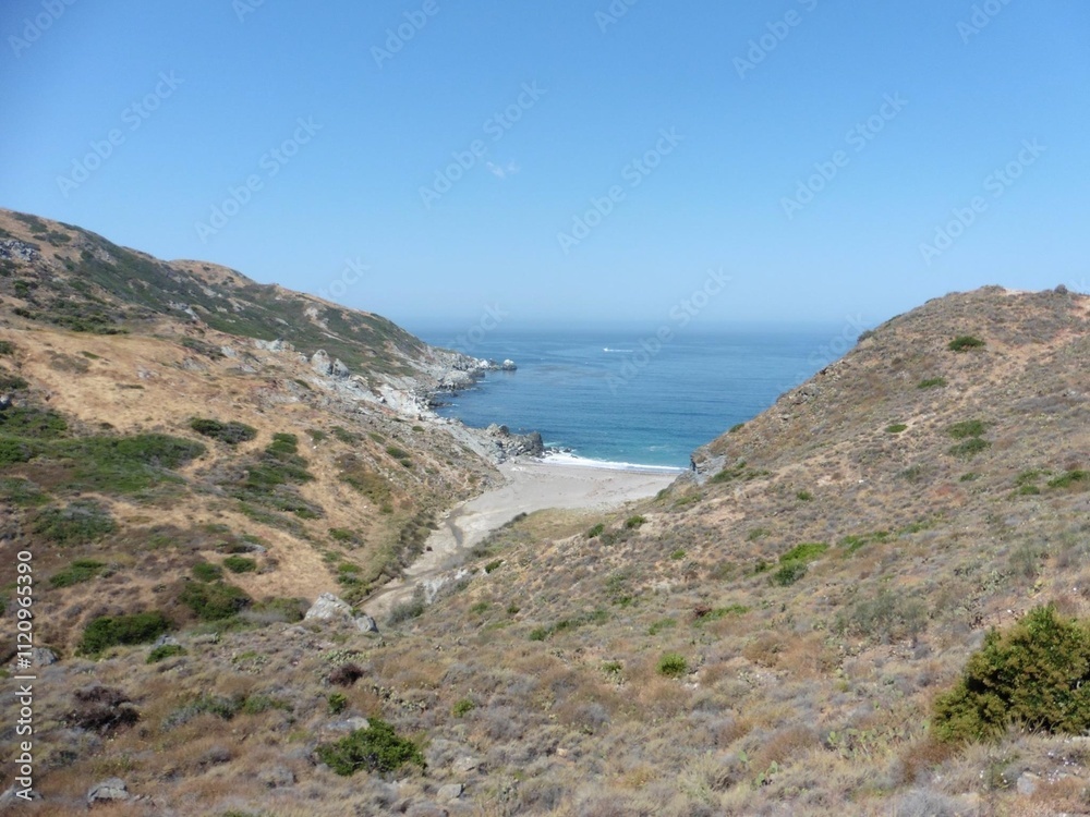 View of Small beach and Cliffs by Ocean View of Small beach and Cliffs by Ocean