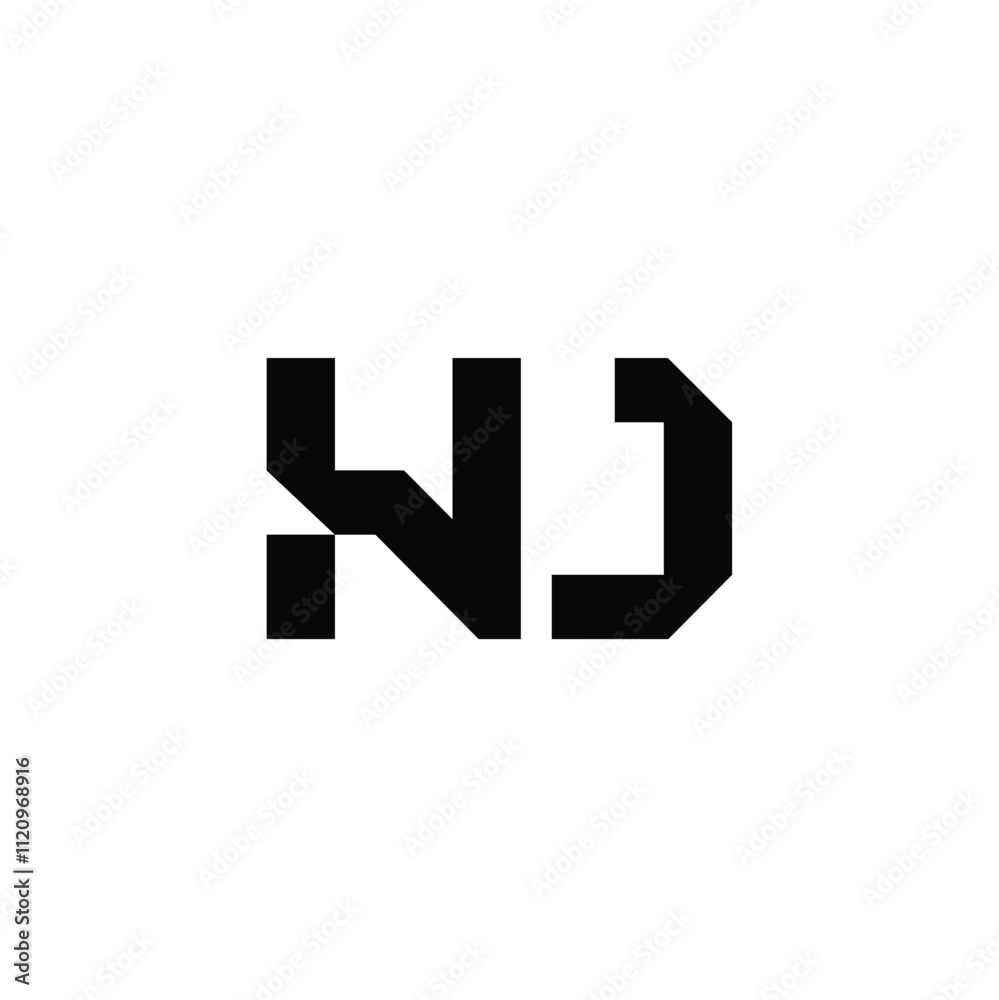 HJ monogram logo design letter text name symbol monochrome logotype alphabet character simple logo HJ monogram logo design letter text name symbol monochrome logotype alphabet character simple logo