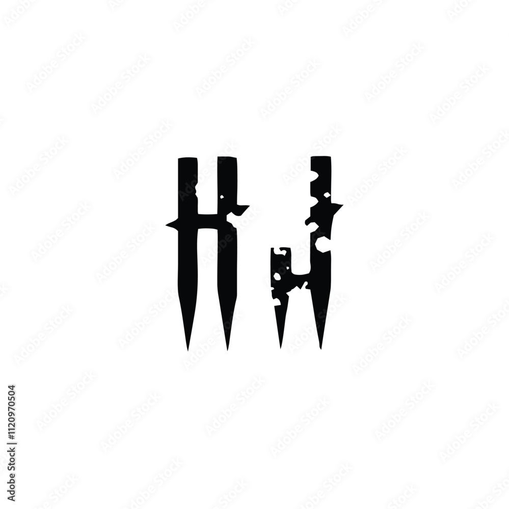 HJ monogram logo design letter text name symbol monochrome logotype alphabet character simple logo HJ monogram logo design letter text name symbol monochrome logotype alphabet character simple logo
