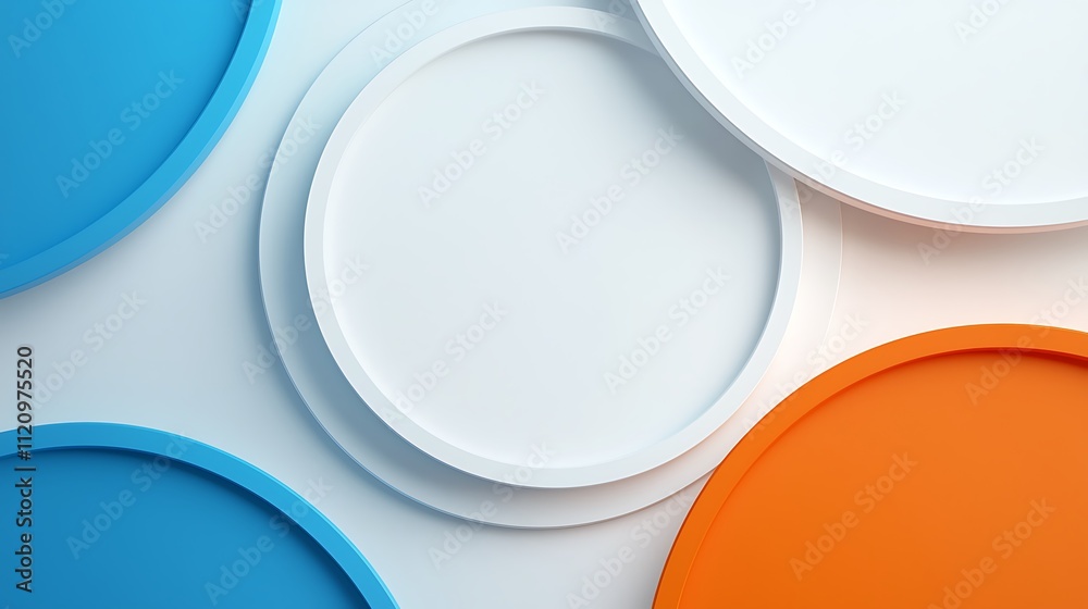 Dynamic circular design elements in a modern digital workspace abstract graphic art Dynamic circular design elements in a modern digital workspace abstract graphic art