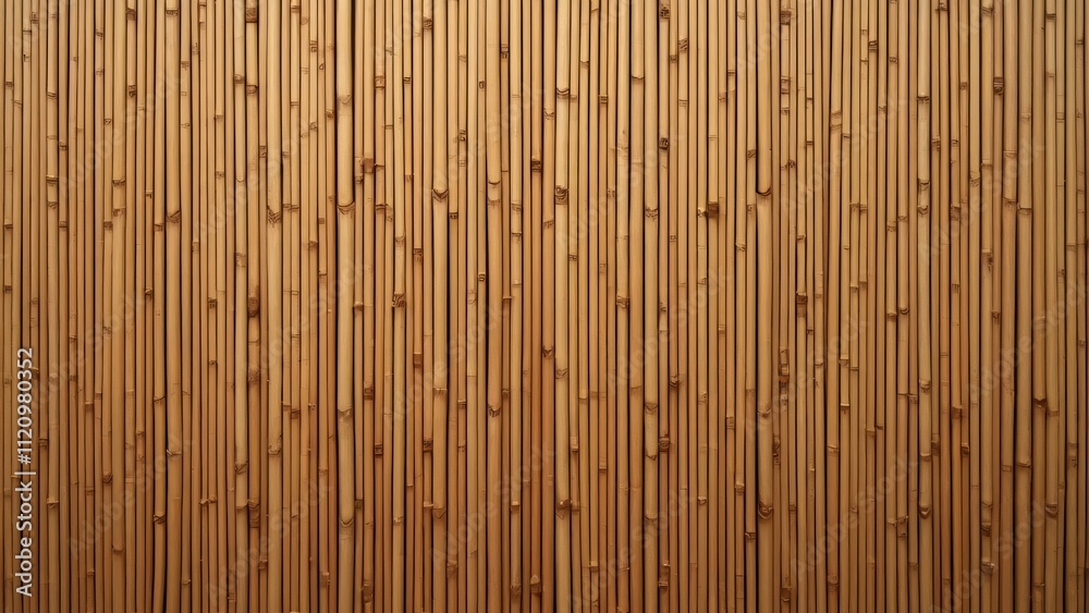 High-Resolution Bamboo Wood Texture, Vertical Slats Background Image - Close-Up View of Natural Wooden Bamboo Wall Surface High-Resolution Bamboo Wood Texture, Vertical Slats Background Image - Close-Up View of Natural Wooden Bamboo Wall Surface