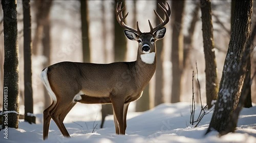 whitetail deer buck wildlife cervid white tail nature trophy grooved rack mammal stag antler outdoors big game wild animal
